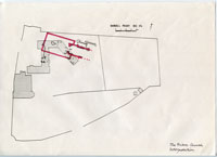 Excavation plan of The Friary 1990. Picture from Martyn Taylor collection.